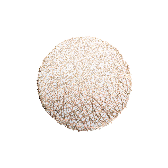 Servet de masa NEST, 38 cm, poliester, auriu