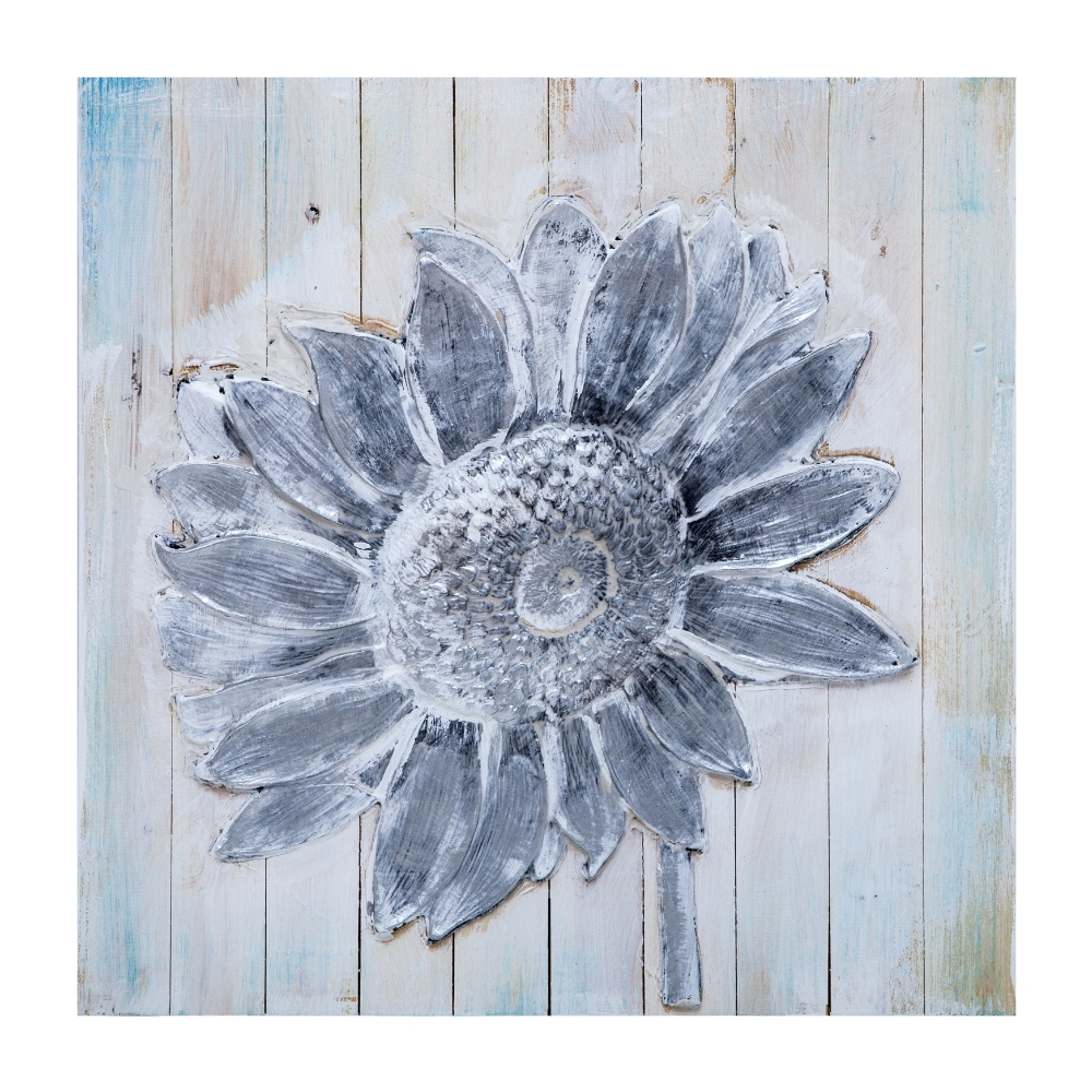 Tablou Sunflower gri 50x50cm