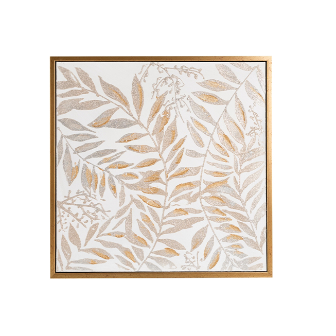 Tablou DANSUL FRUNZELOR 60x60x2,8 cm,vopsea acril