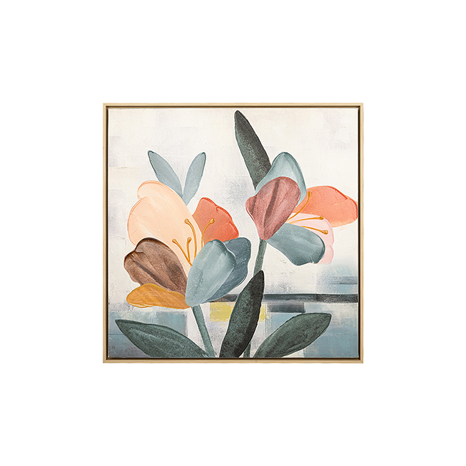 Tablou ABSTRACT FLOWERS 60x60 cm
