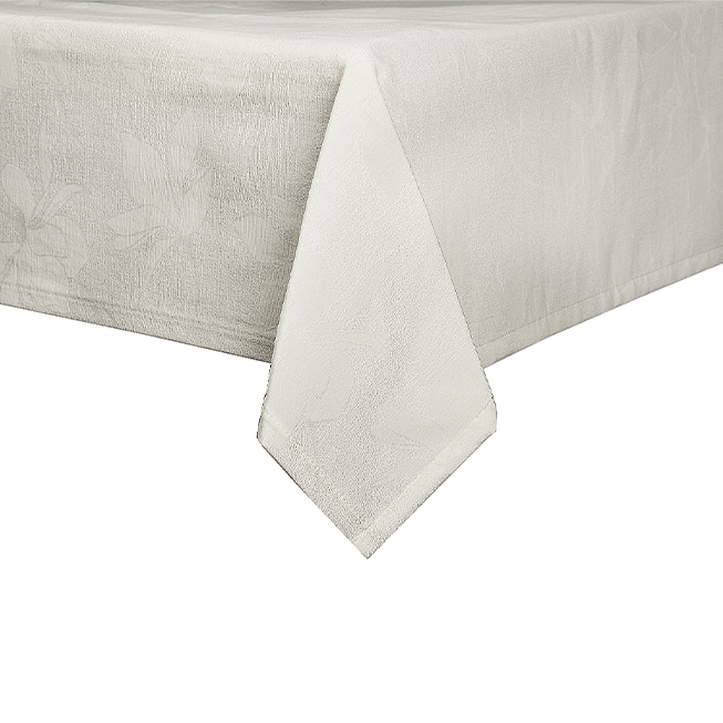 Fata de masa alb FLORAL 150x220 cm