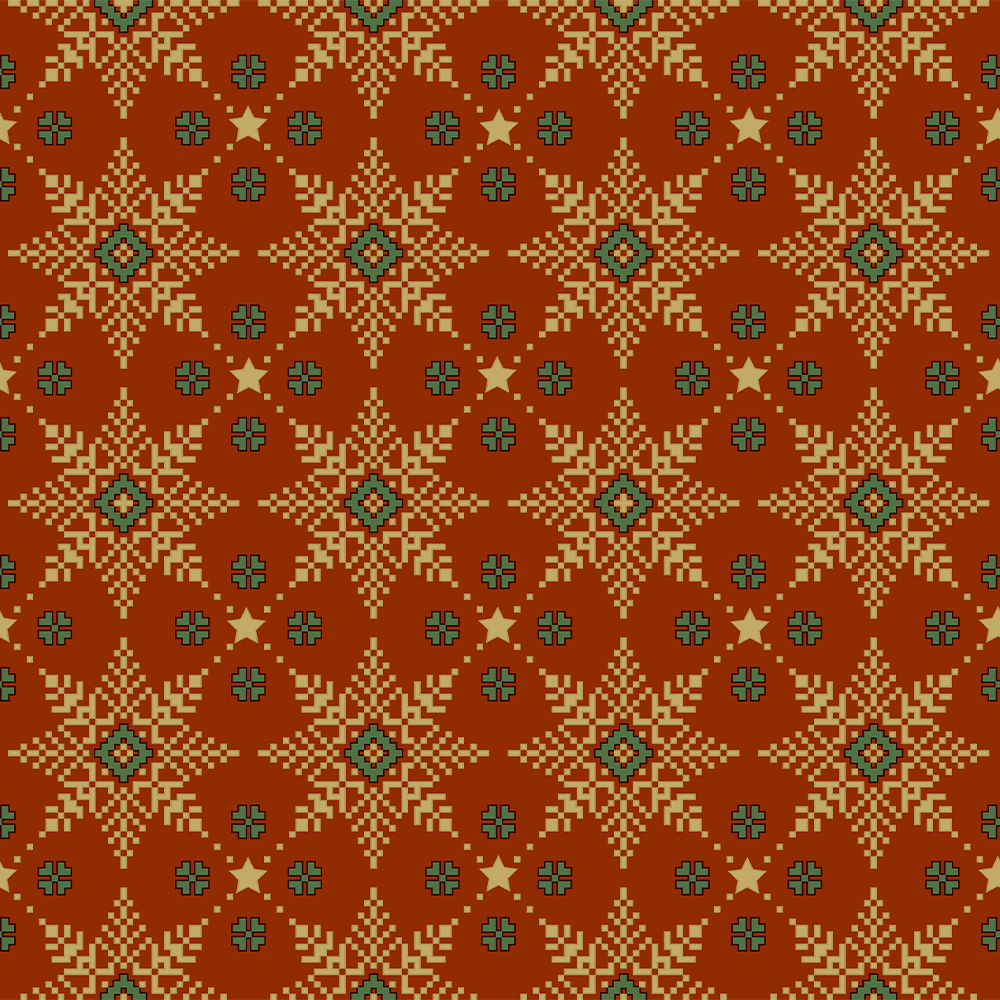 Servetele GOLDEN SNOW RED, 33x33 cm