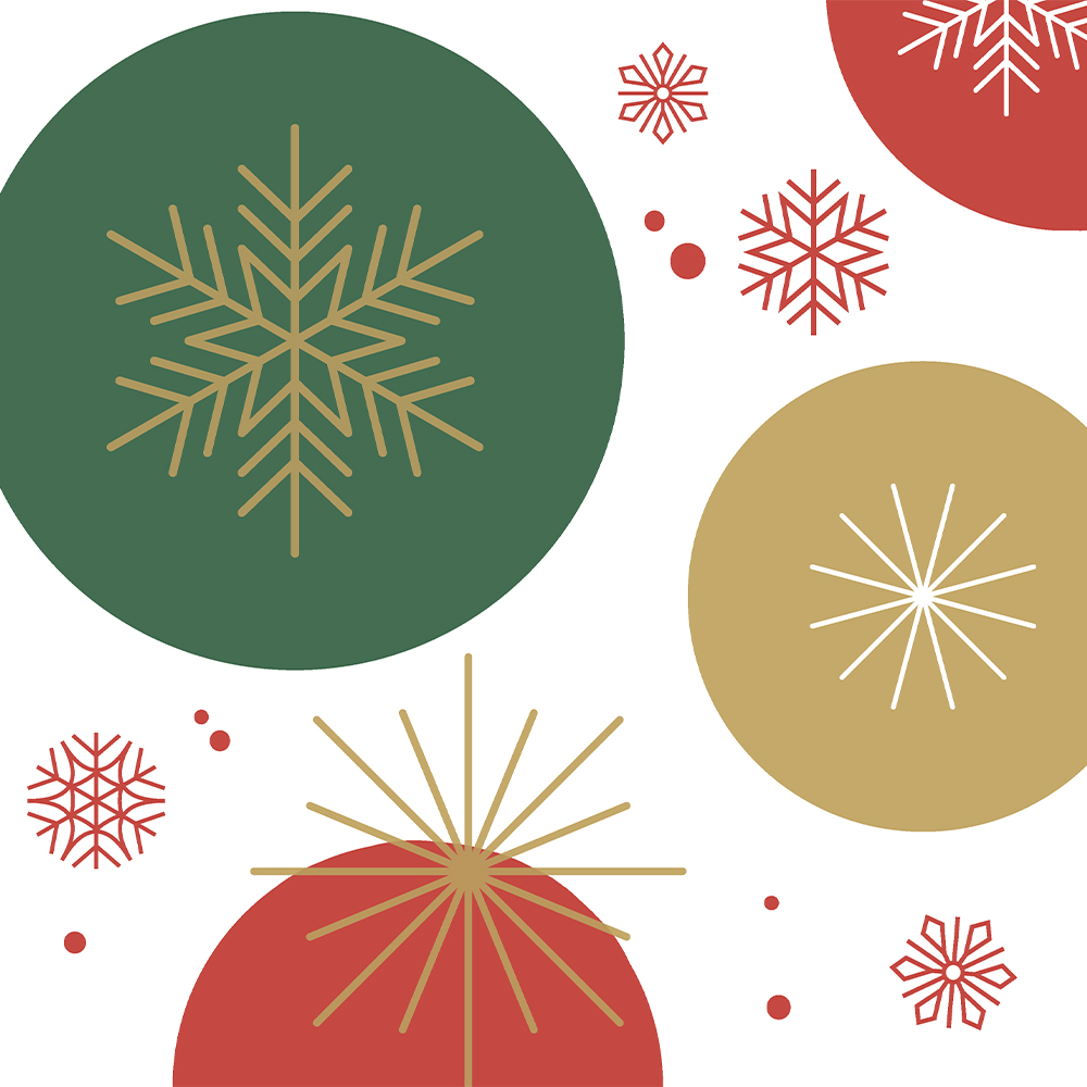 Servetele JOYFUL PATTERN, 33x33 cm