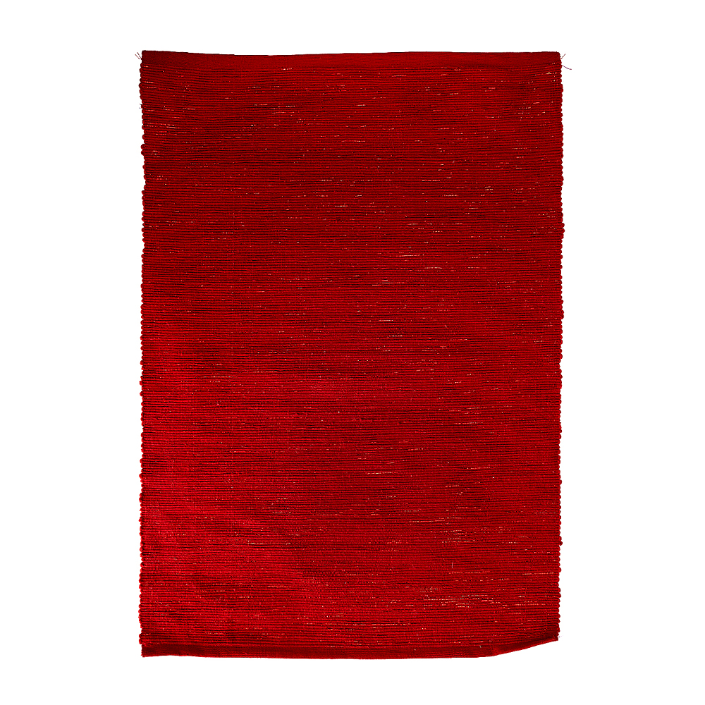 Traversa de masa, ARIS lurex rosu, 33x160 cm