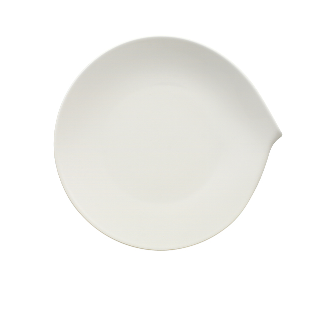 Farfurie intinsa FLOW, 28x27 cm, alb