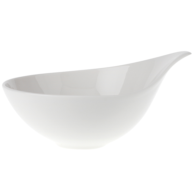 Bol FLOW, 16x13 cm, alb