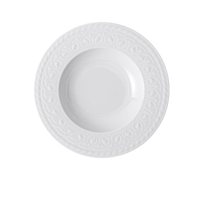 Farfurie adanca CELLINI, 24 cm, alb