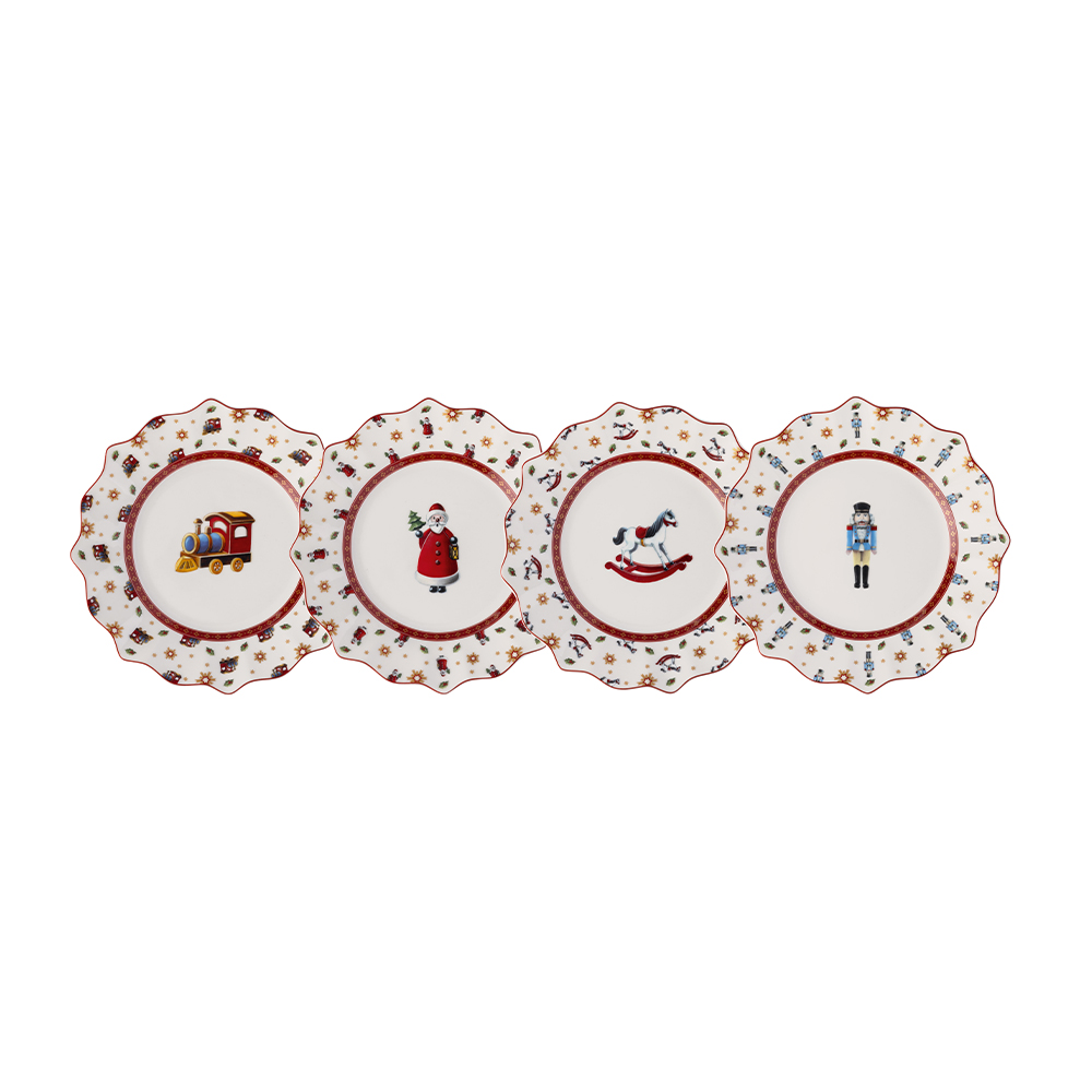 Set 4 farfurii TOY\'S DELIGHT ANNIVERSARY, 4x24 cm