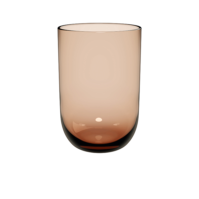 Set 2 pahare LIKE, maroniu, 385 ml