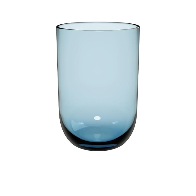 Set 2 pahare LIKE, albastru, 385 ml