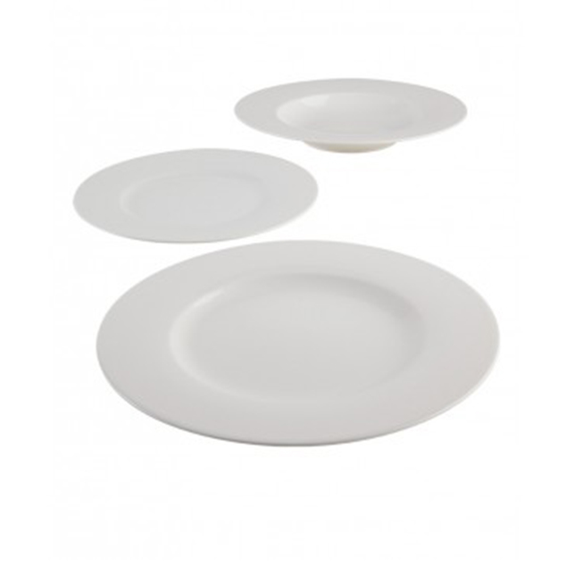 Set farfurii 12 piese VOICE BASIC, alb