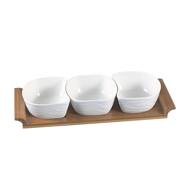Set 3 boluri pe suport LAILA, 36x14x6 cm