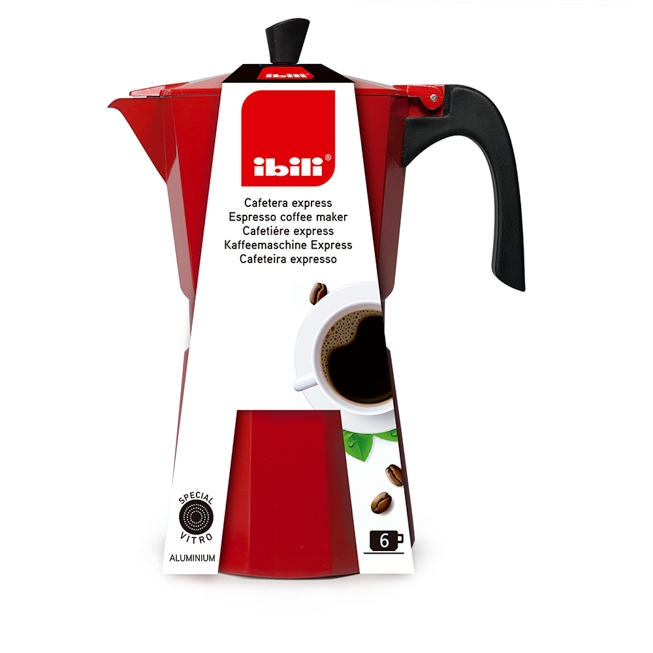 Espressor pentru 6 persoane COFFEE RED