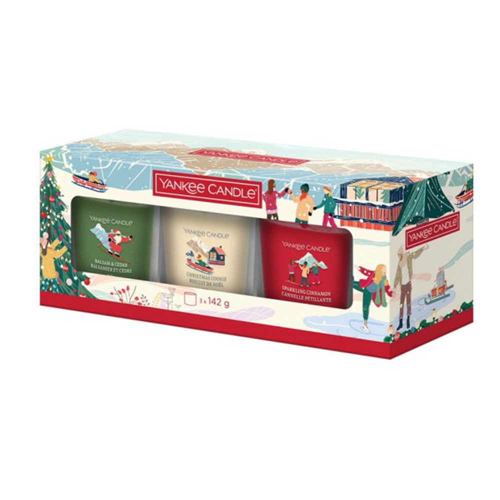 Set 3 lumanari parfumate APRES SKI, 3x142 GR