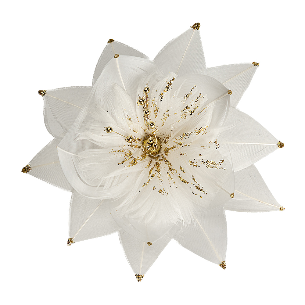 Decoratiune cu clips floare GOLDEN ILEX