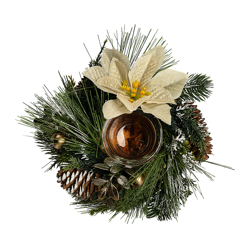 Suport lumanare M GOLDEN ILEX