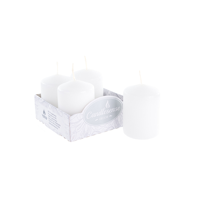 Set 4 lumanari ADVENT, alb