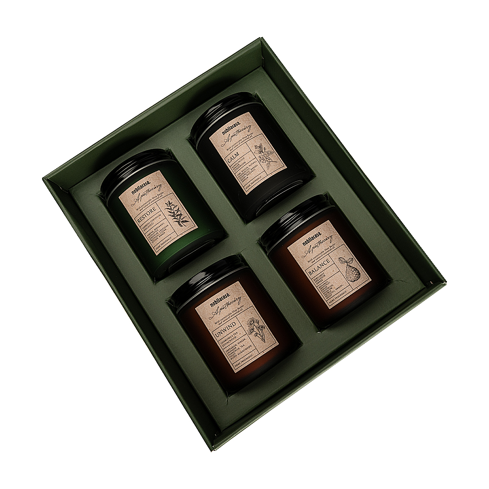 Set 4 lumanari parfumate APOTHECARY