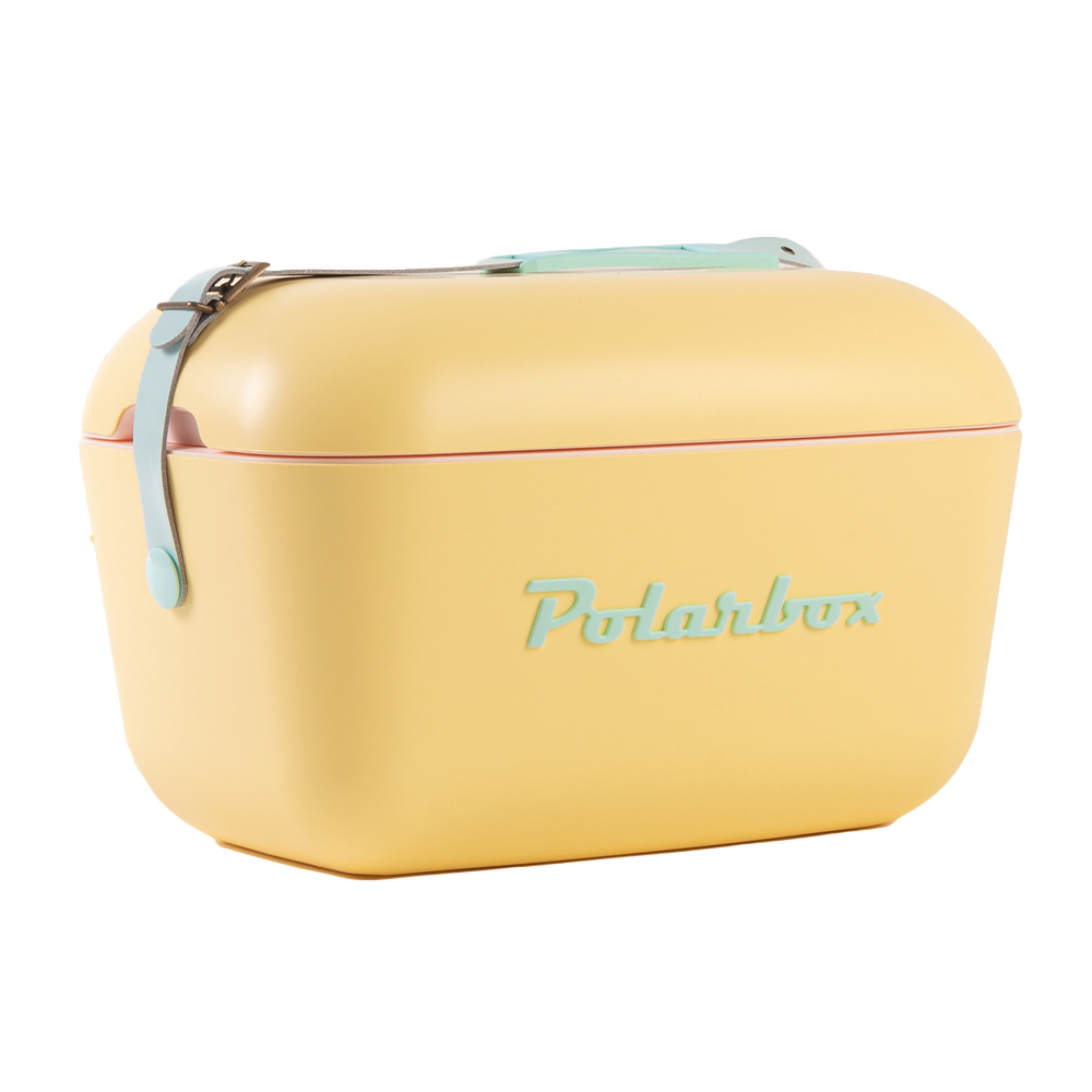 Cutie frigorifica POLARBOX galben cu albastru,20 L