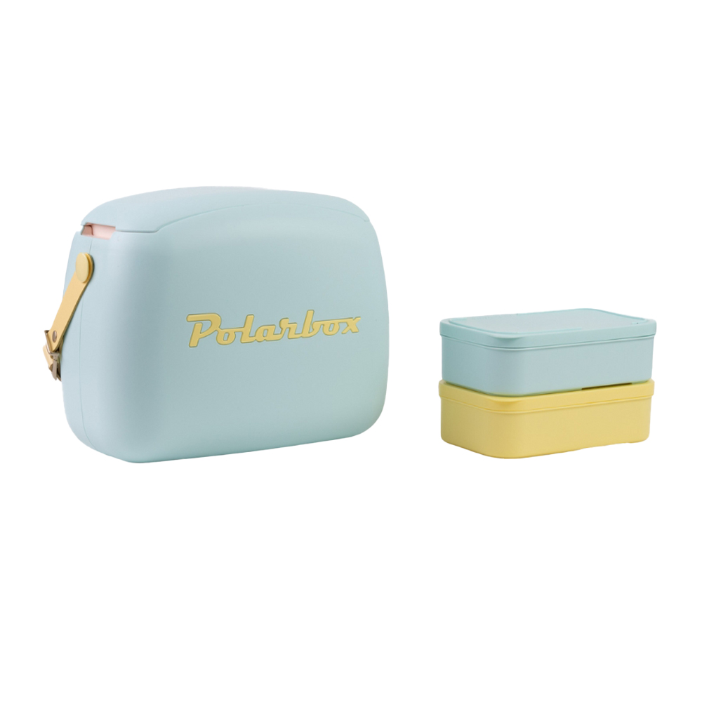 Geanta frigorifica cu 2 caserole POLARBOX albastru