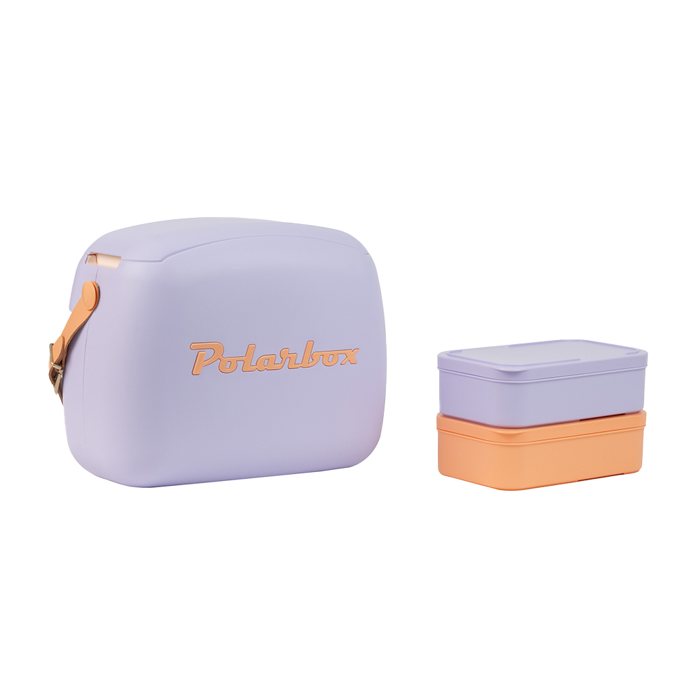 Geanta frigorifica cu 2 caserole POLARBOX mov