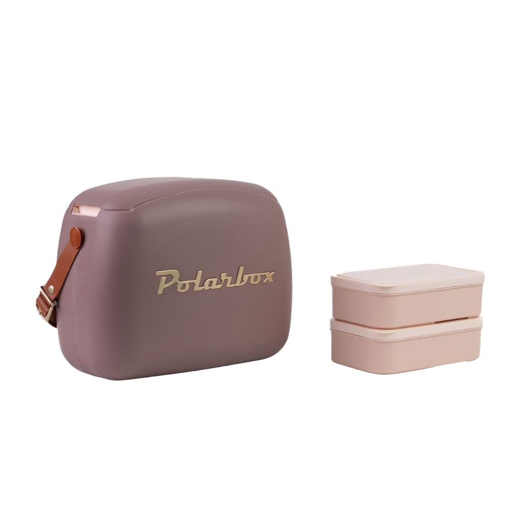 Geanta frigorifica cu 2 caserole POLARBOX maro
