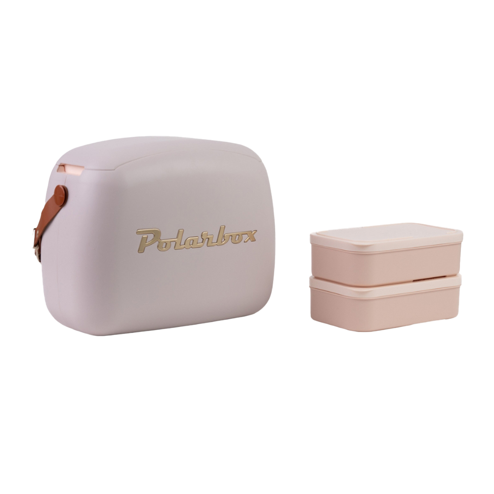 Geanta frigorifica cu 2 caserole POLARBOX bej