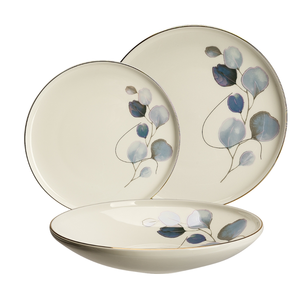 Set farfurii 18 piese AMARIS, portelan englezesc