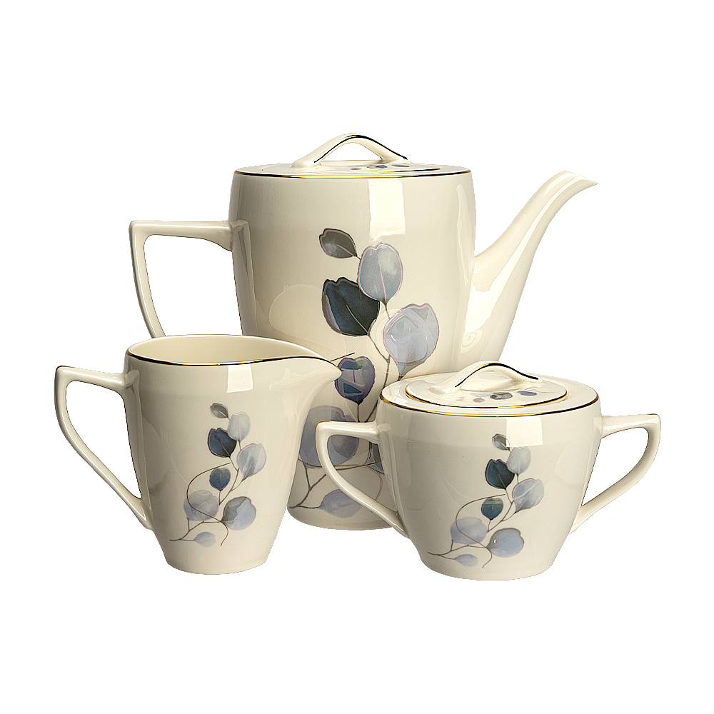 Set ceai 3 bucati AMARIS, portelan englezesc