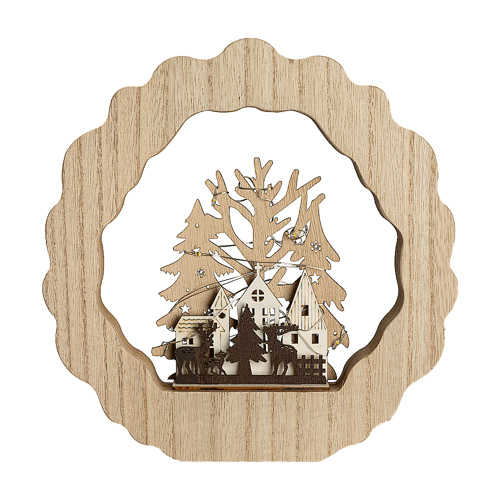 Decoratiune cu led GLIMMER, 21.5x2.5x22 cm