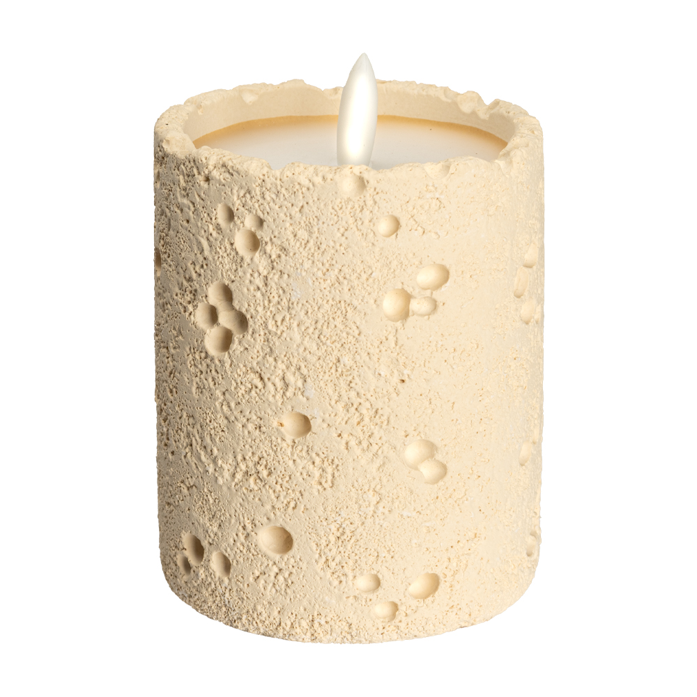 Lumanare cu led MOON, 8x9.5 cm