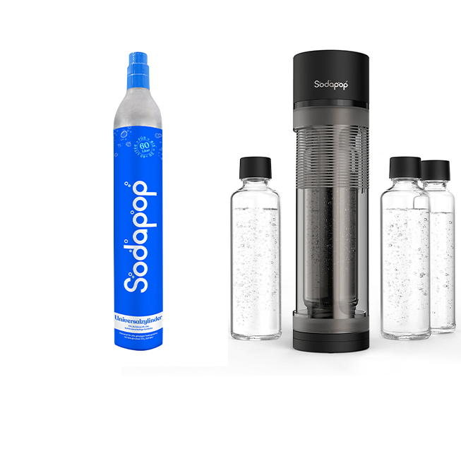 Set 5 piese pentru bauturi carbogazoase SODAPOP