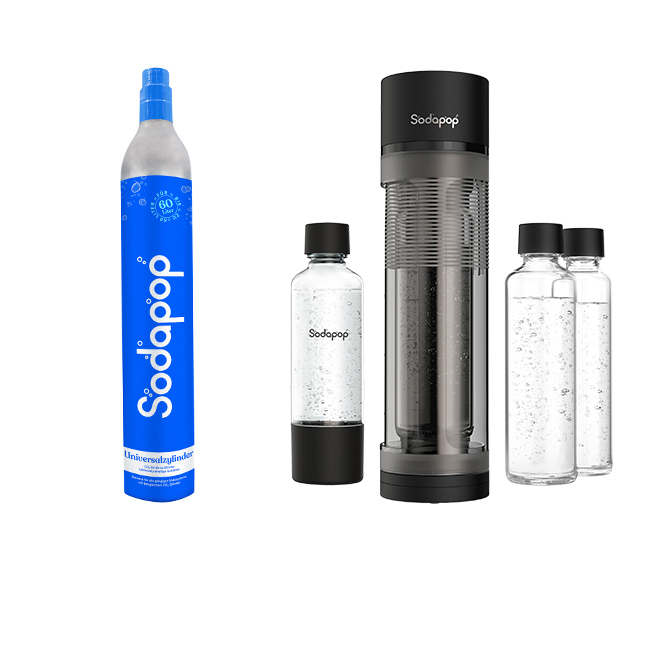 Set 5 piese pentru bauturi carbogazoase SODAPOP
