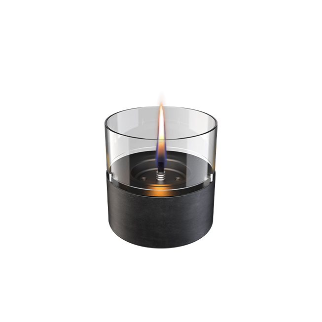 Lumanare ambientala TENDERFLAME negru