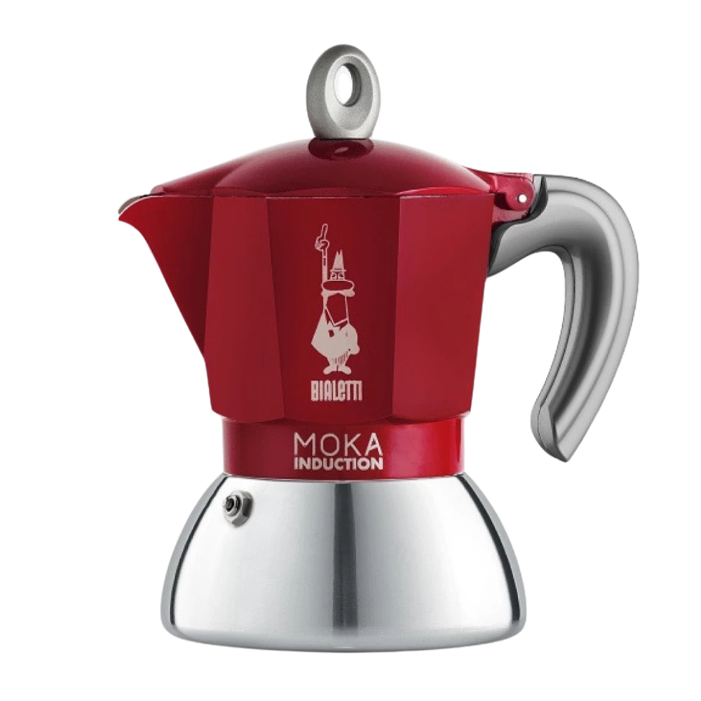 Espressor pentru 4 persoane BIALETTI MOKA rosu