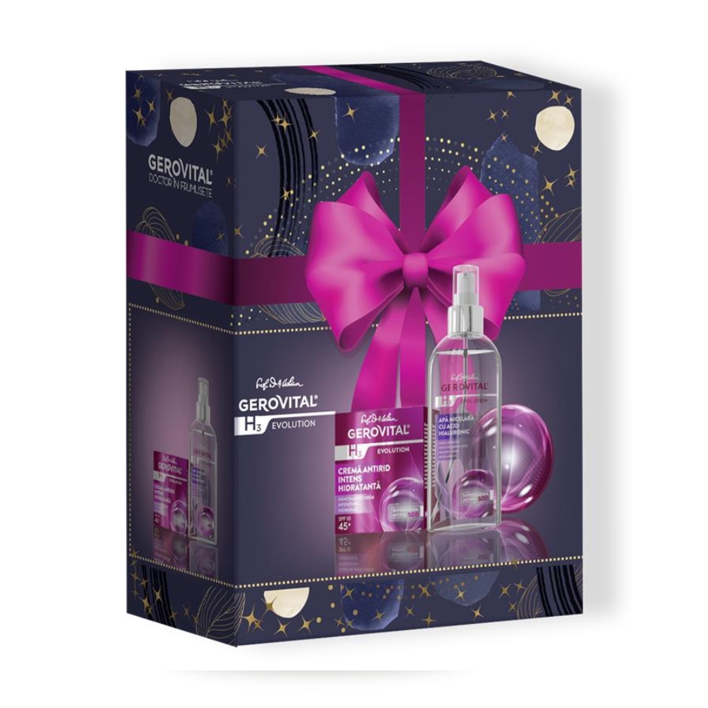 Set crema antirid si apa micelara GEROVITAL