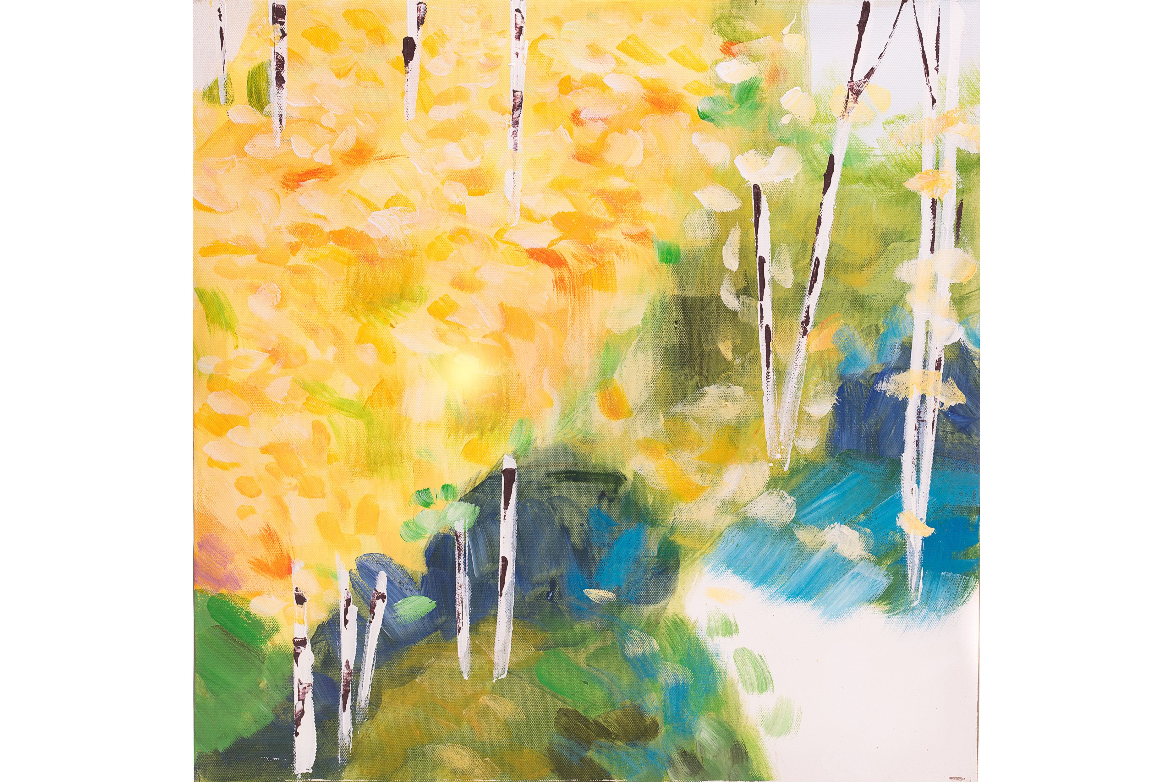 Tablou pictat manual Change, 40x40cm, FSC 100%