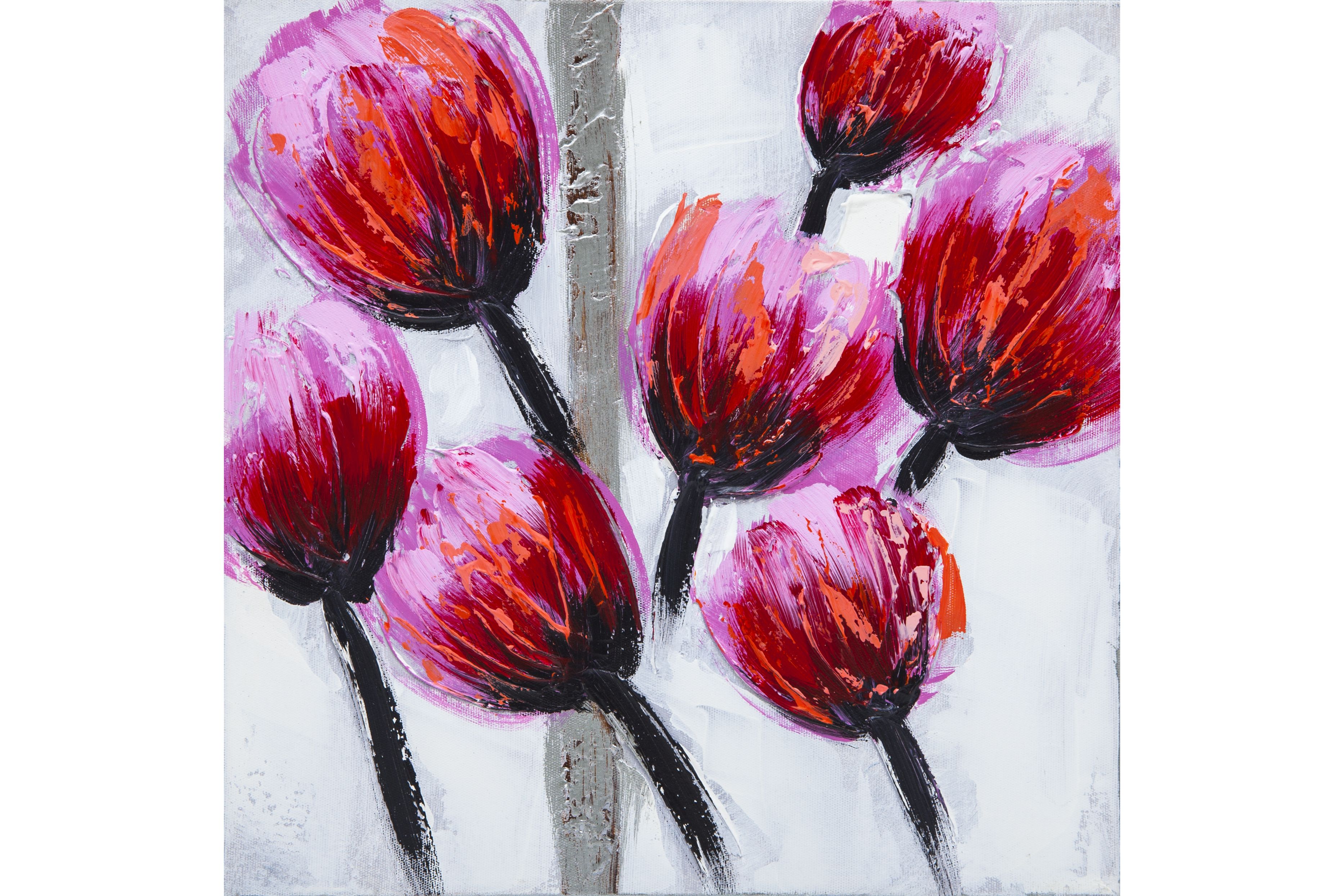 Tablou Tulip roz , 30x30cm