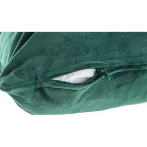 Perna decor CASTELLANO 45x45 cm, verde, fermoar
