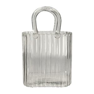 Vaza BAG, 27x19x10 cm, sticla