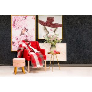 Tablou PASTEL FLOWERS, 120x80 cm, rama aurie