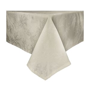 Fata de masa ILEX FIELD 150x280 cm alb
