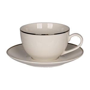 Set 4 cesti cu farfurii CELINE, 250 ml