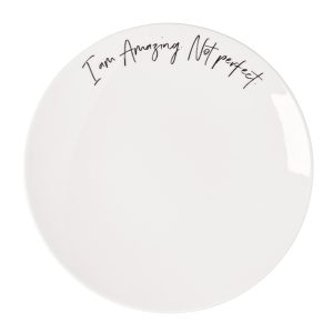 Farfurie desert I AM AMAZING NOT PERFECT, 21 cm