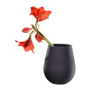 Vaza mica COLLIER NOIR, 12,5x14 cm, negru