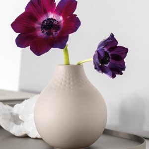 Vaza S MANUFACTURE COLLIER, bej, 11x12 cm