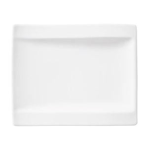 Farfurie paine si unt NEW WAVE, 18x15 cm, alb