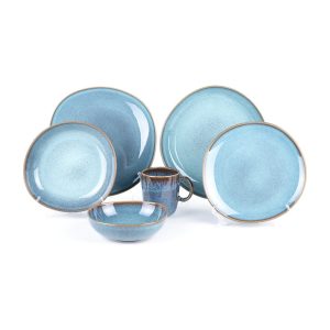 Bol plat LAVE GLACE, 22 cm, ceramica