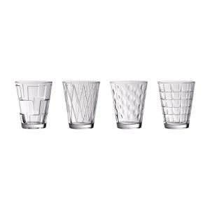 Set pahare apa 4 bucati DRESSED UP, 310 ml
