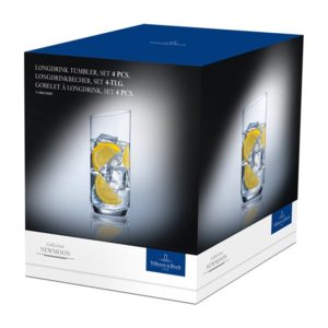 Set 4 pahare NEW MOON, 370 ml